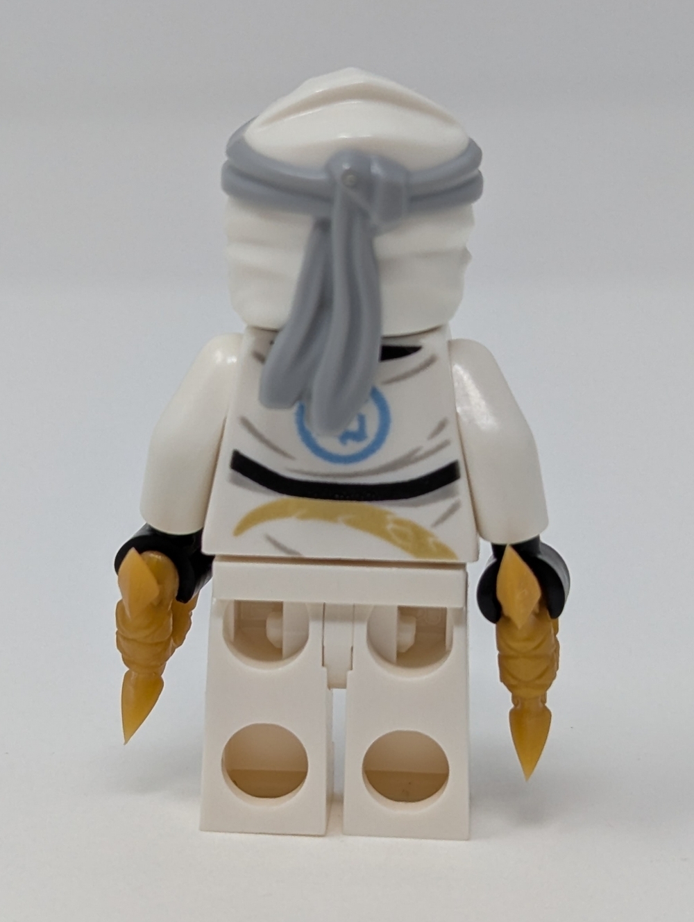 Lego Ninjago Mini Figure Zane White Silver Head - Picture 3 of 5